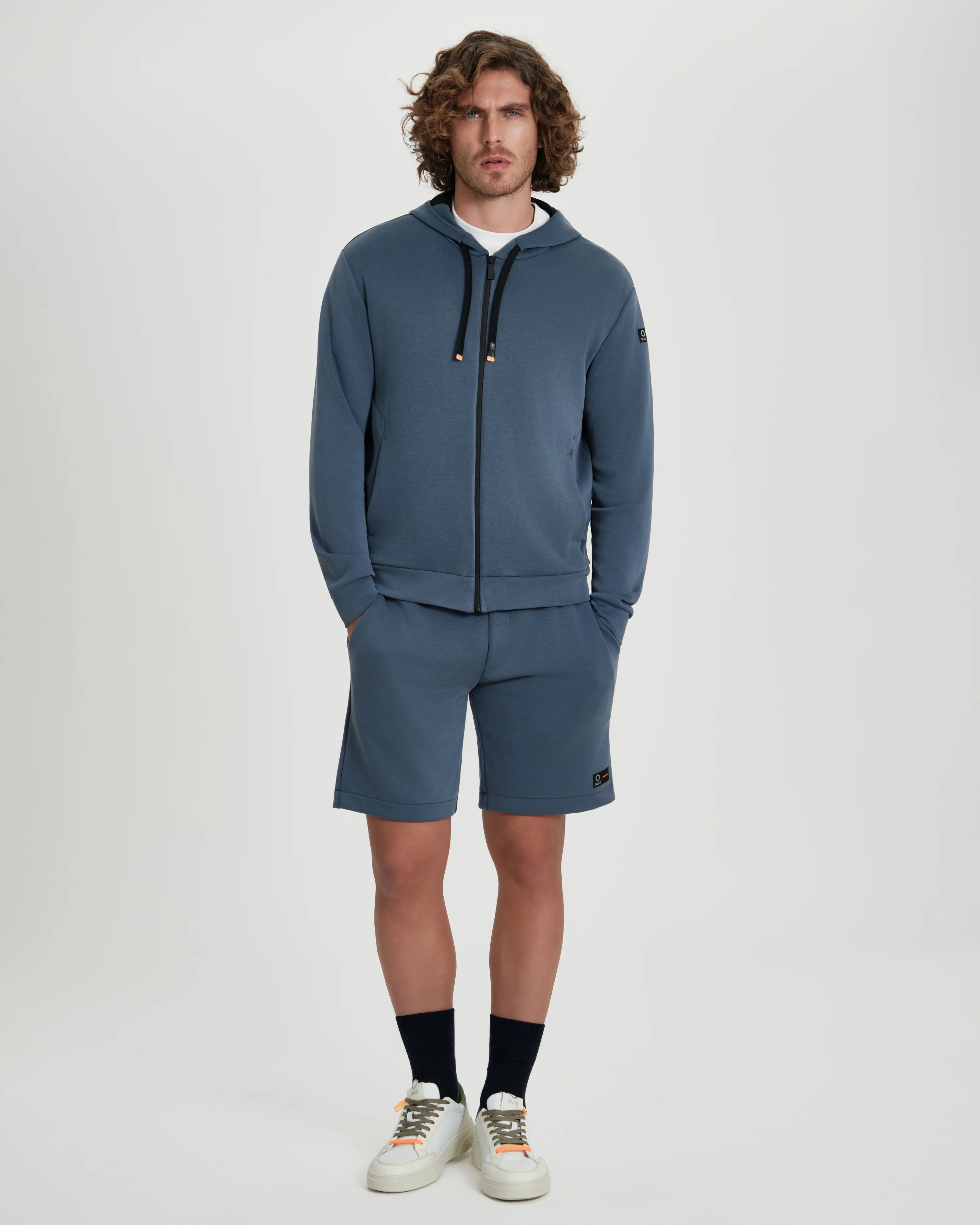 Bermuda Uomo SUNS Ale Lux in tessuto morbido ed elasticizzato