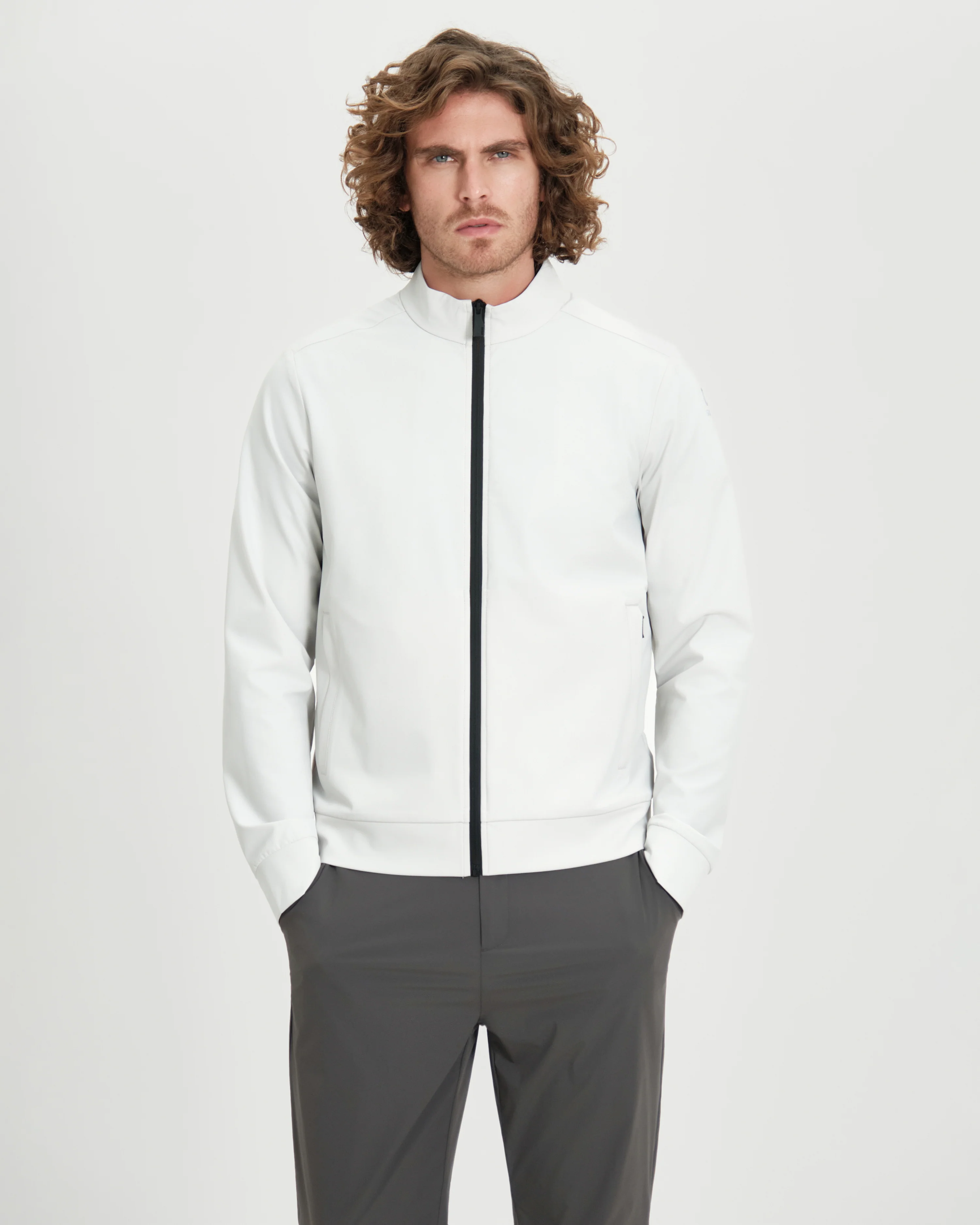 Felpa uomo Suns Boards Terri Teknik con con zip waterproof e collo alto - Image 3