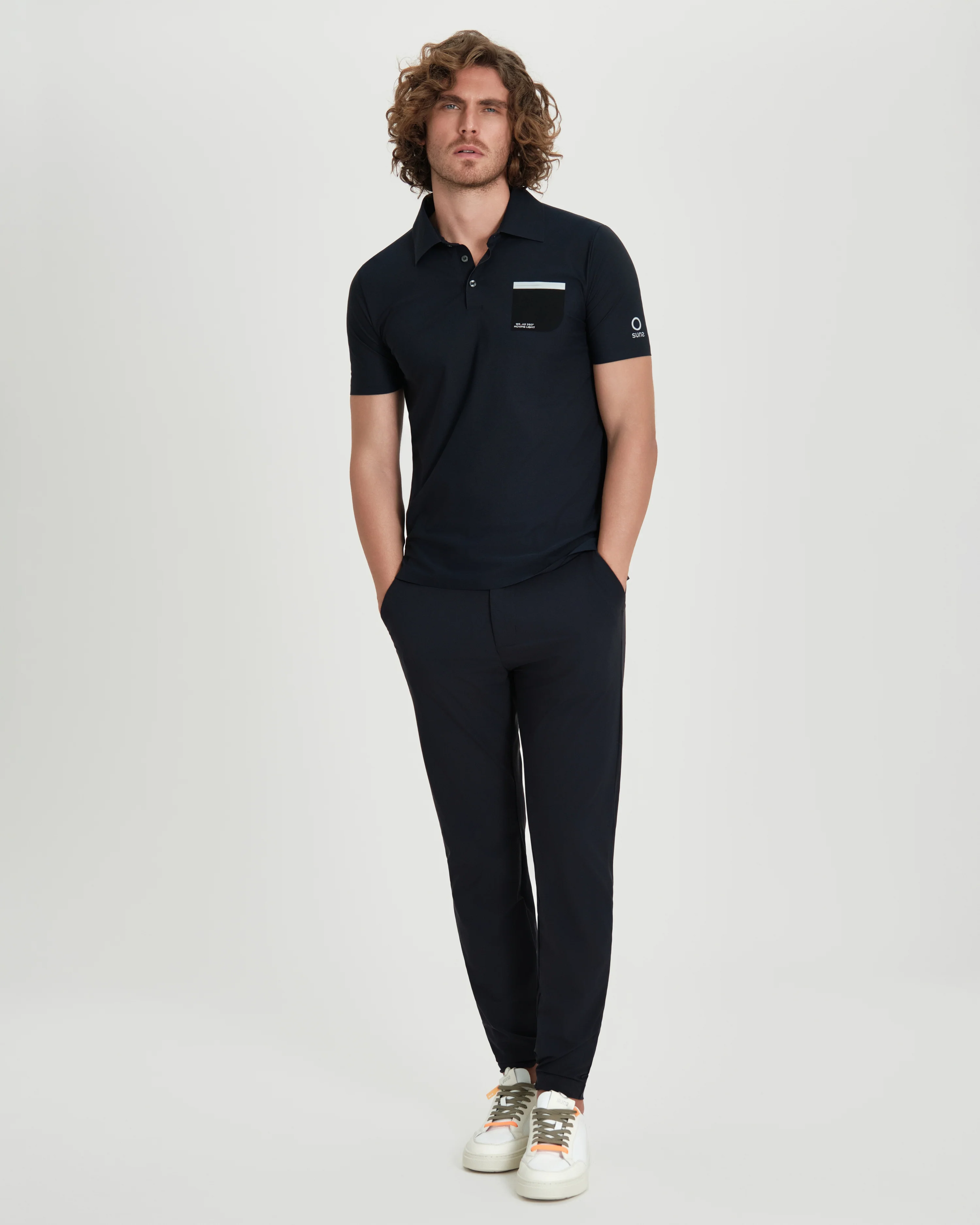 Polo Uomo Suns Boards Donato pocket in jersey tecnico