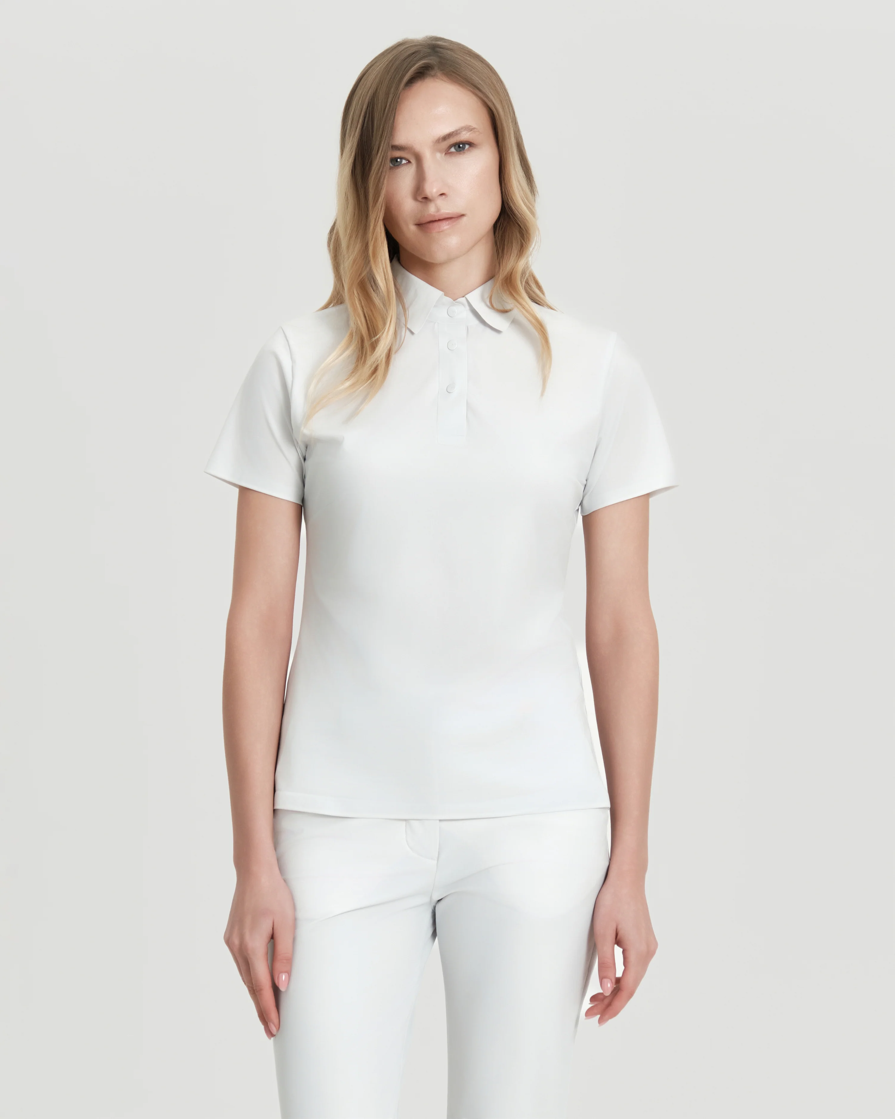 Polo donna SUNS Axinite in tessuto tecnico - Image 2