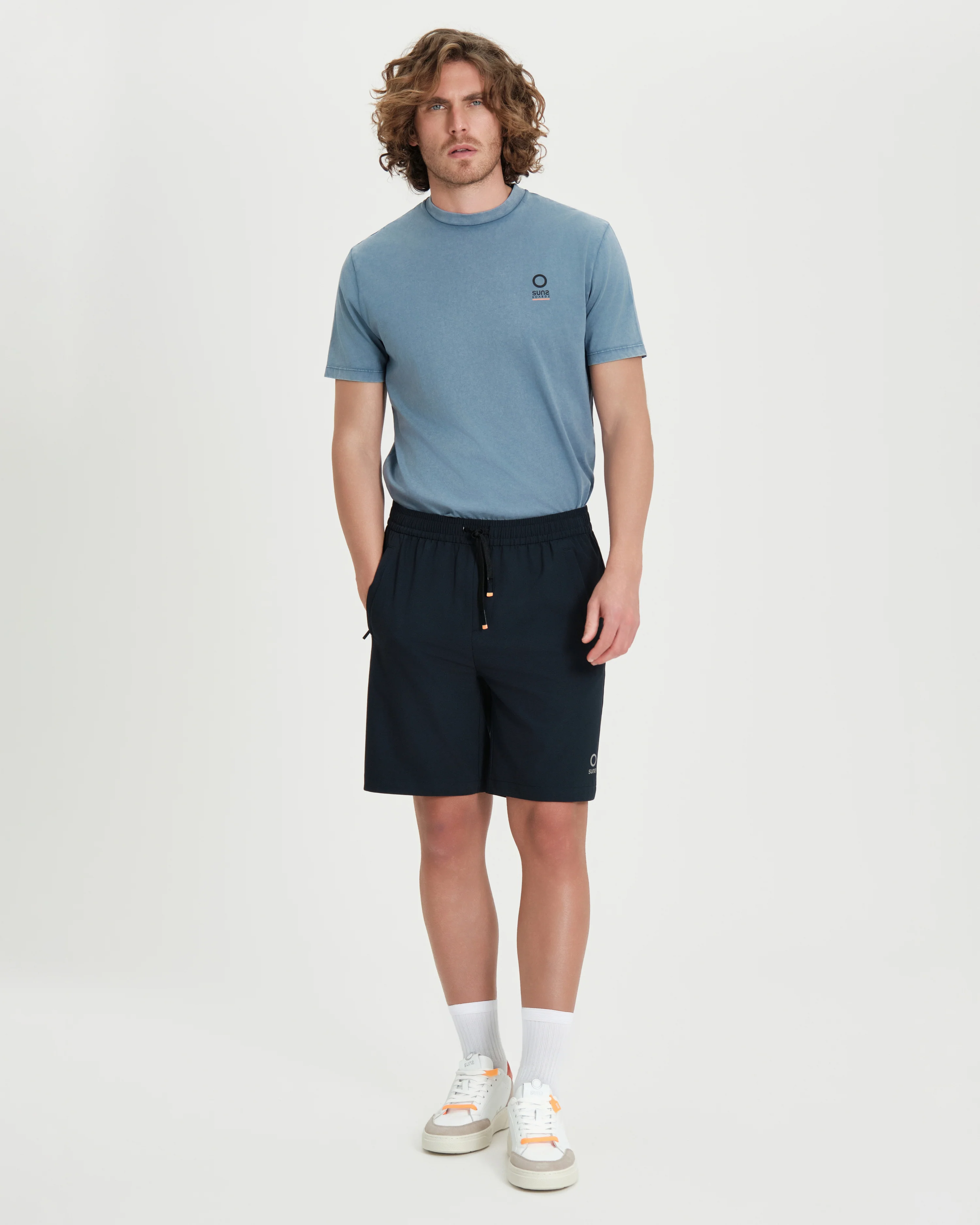 T-shirt uomo Suns Boards Paolo Old Dye in tinto capo - Image 5