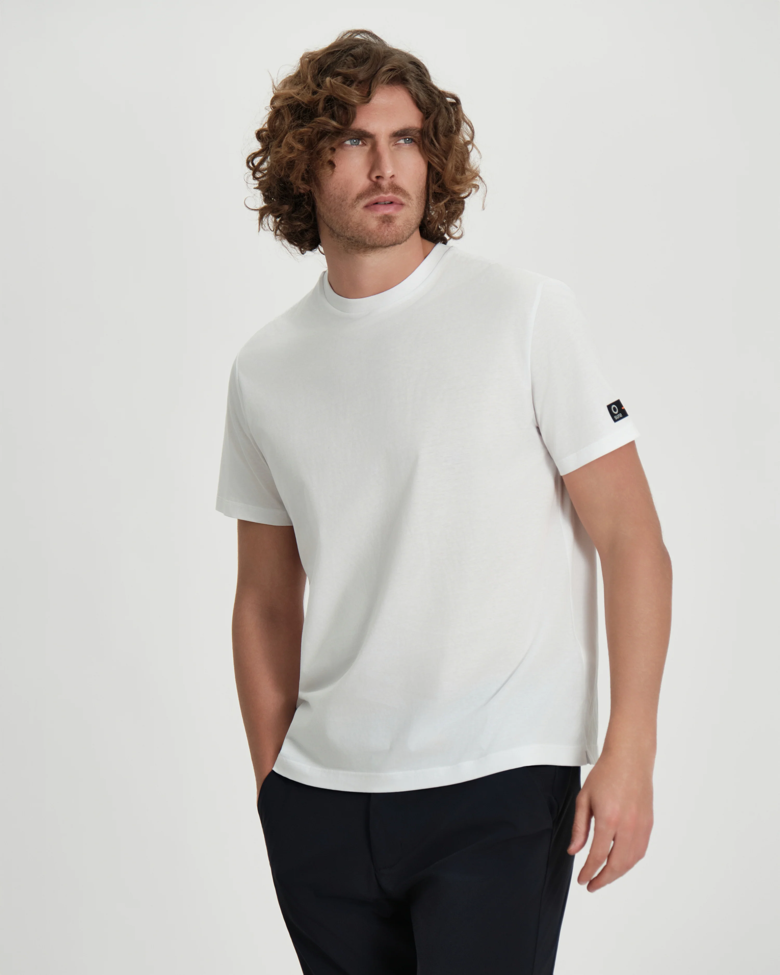 T-shirt Uomo SUNS Paul Lux in cotone mercerizzato - Image 4